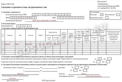 Понимание значимости СЗВ-СТАЖ