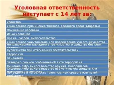 Понятие и статья преступления